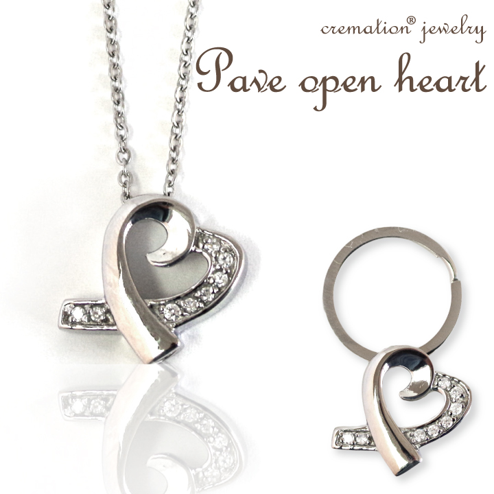 Pave Openheart -クリメイションジュエリー